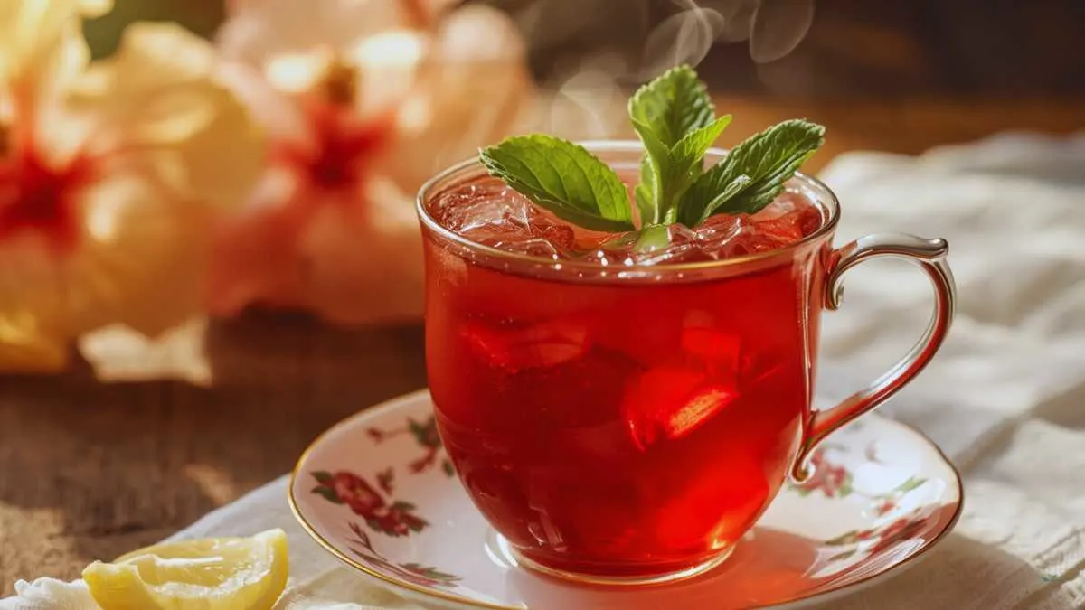 Iced Hibiscus Tea