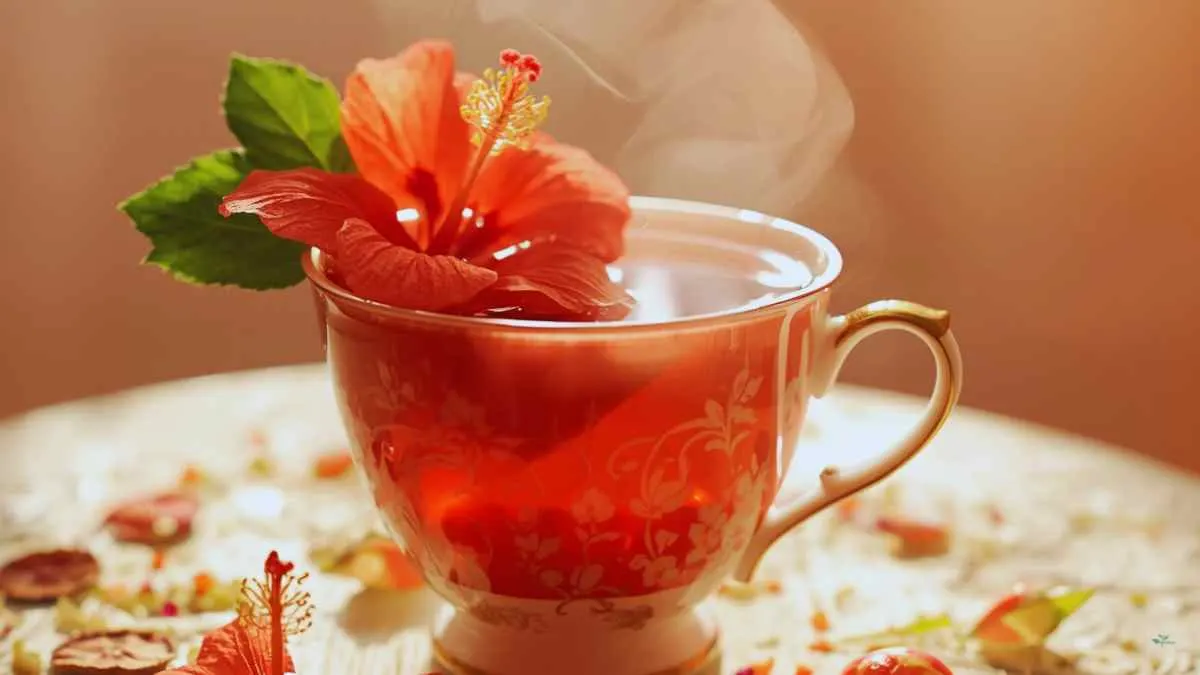 Traditional Hot Hibiscus Tea