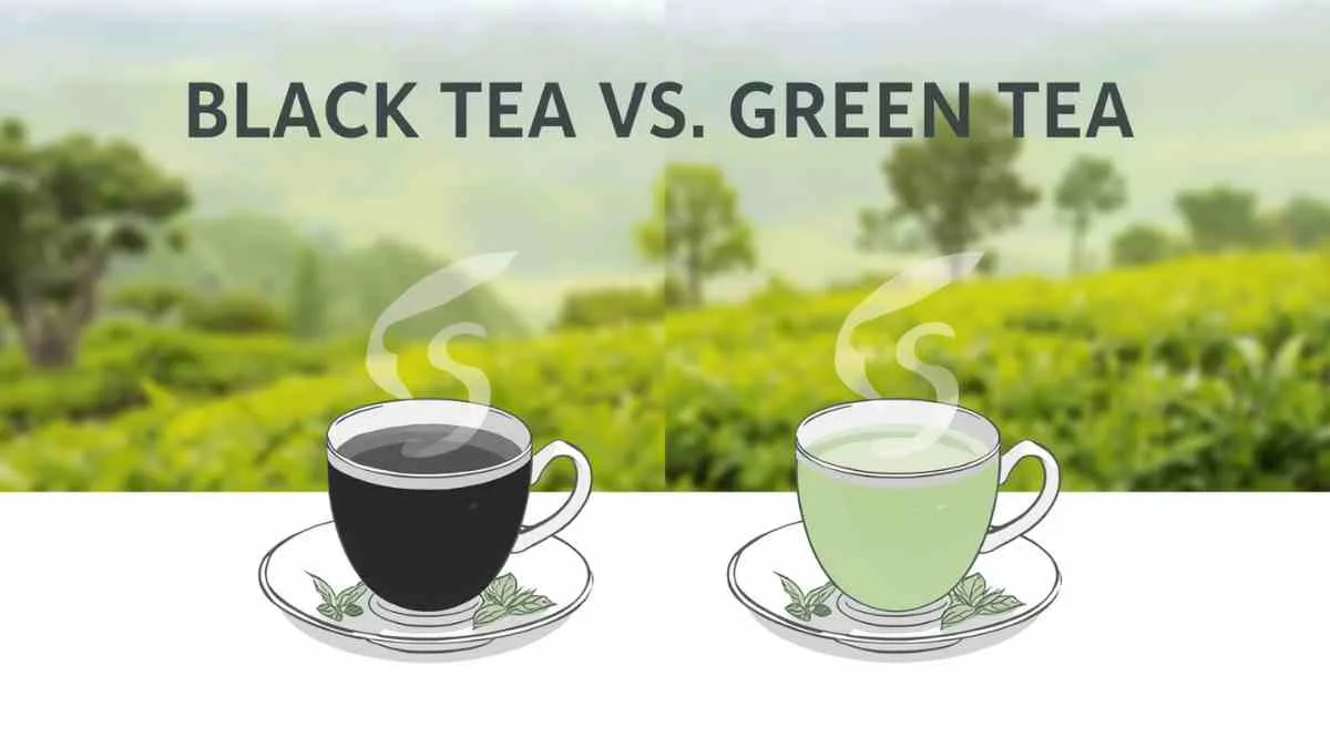 Differences of Black Tea and Green Tea
