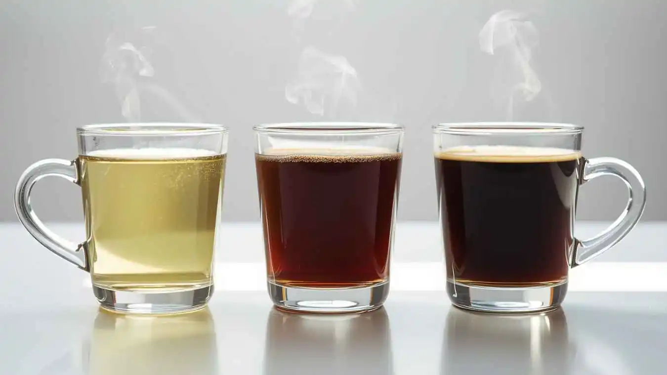 How Much Caffeine In Green Tea vs Black Tea vs Coffee