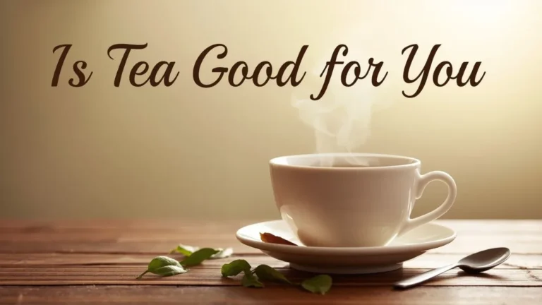 Is Tea Good For You