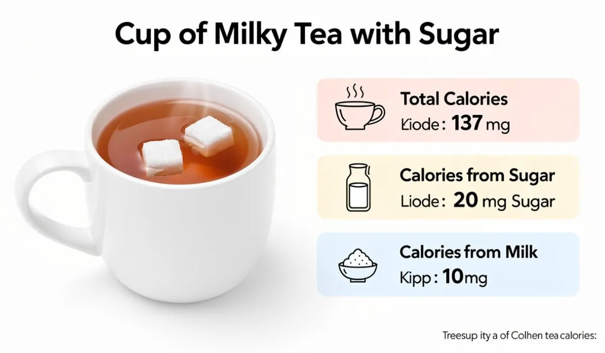 How Many Calories Are In Tea With Milk And Sugar