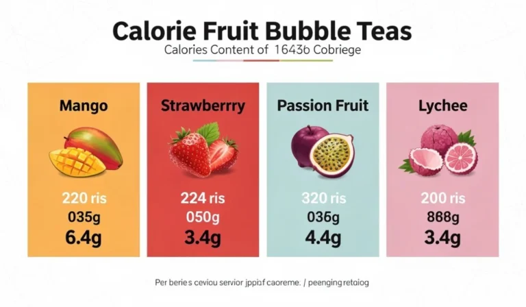 How Many Calories In Bubble Tea Fruit