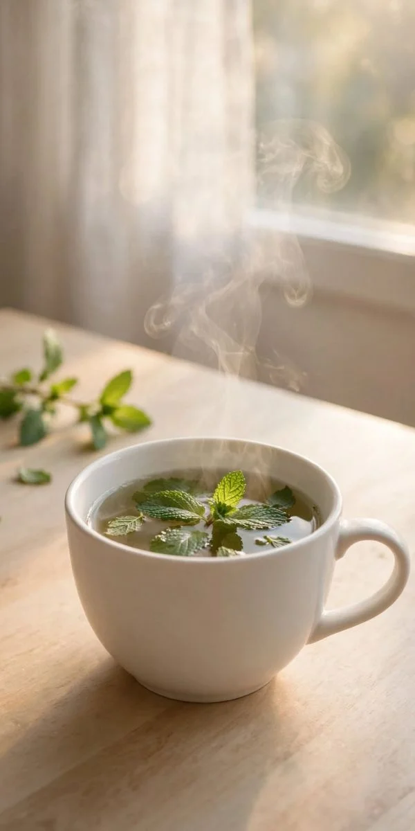 Peppermint Tea in the Morning